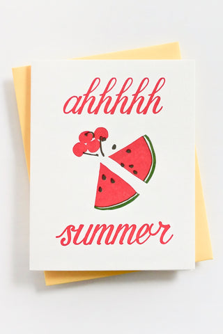 Ahh Summer Greeting Card