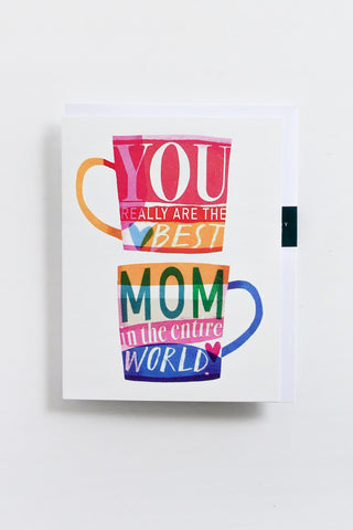 Best Mom Mug Greeting Card