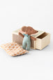 Blue Sleepy Baby Mouse
