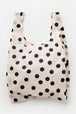 Cream + Black Polka Dot