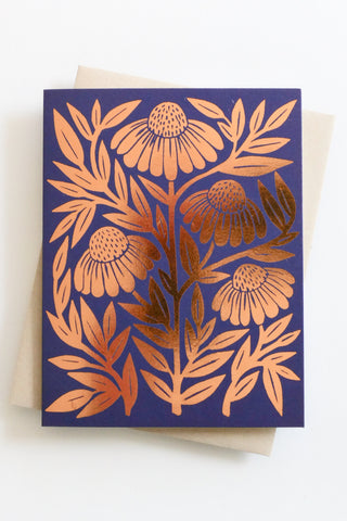 Daisy Foil Stamped Greeting Card