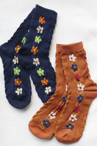Daisy Row Socks