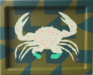Lady Crab on Herringbone
