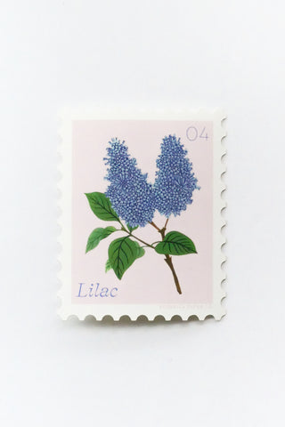Lilac Stamp Vinyl Sticker
