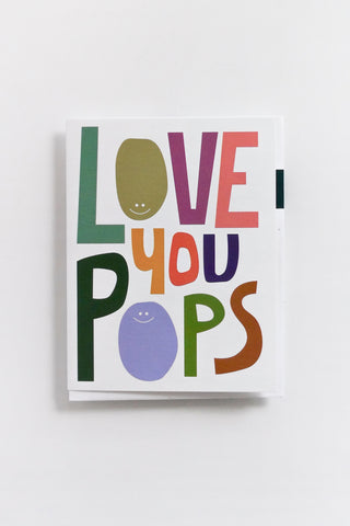 Love You Pops Greeting Card