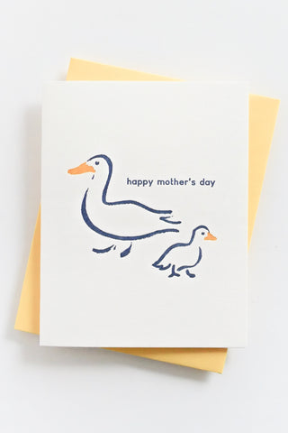 Mama Duck Greeting Card