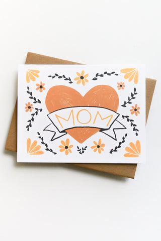 Classic Heart Mother's Day Greeting Card