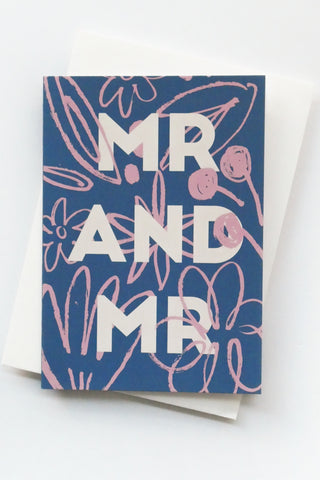 Mr and Mr Greeting Card