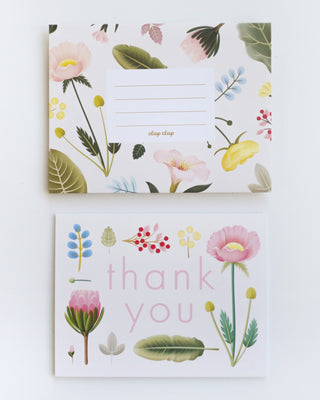 Assorted Botanical Thank You Greeting Card