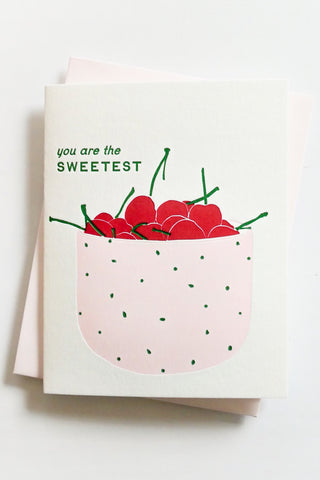 Sweet As Cherries Greeting Card