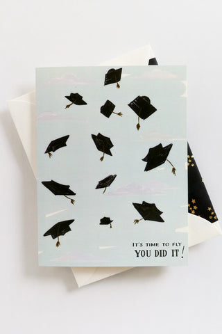 Time To Fly Graduation Greeting Card