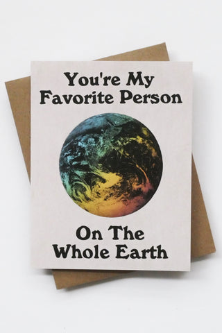 Whole Earth Greeting Card