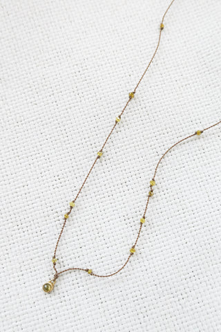 18k Yellow Diamond Necklace