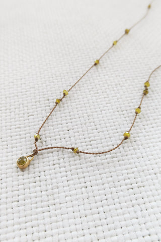 18k Yellow Diamond Necklace