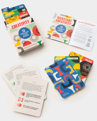 Kickstart Creativity: 50 Prompted Cards to Spark Inspiration