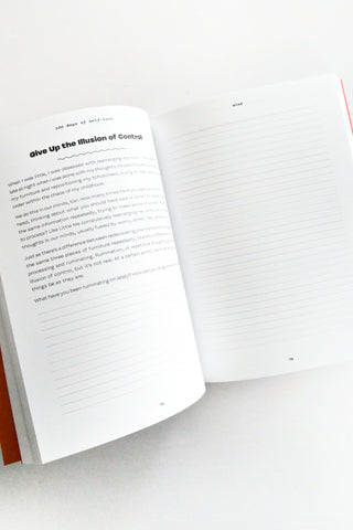 Open book with text on a white background