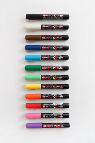 12-Color Posca Paint Marker Set