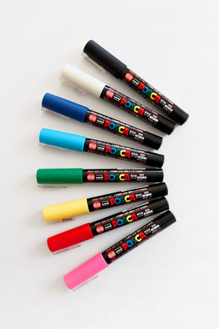8-Color Posca Paint Marker Set
