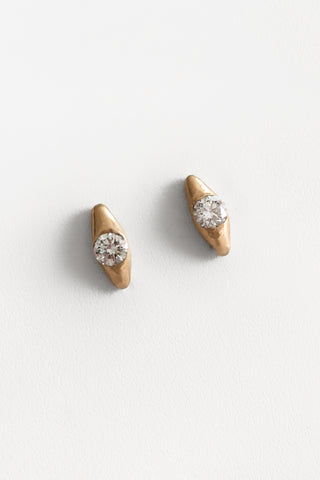 14K Mori Diamond Studs