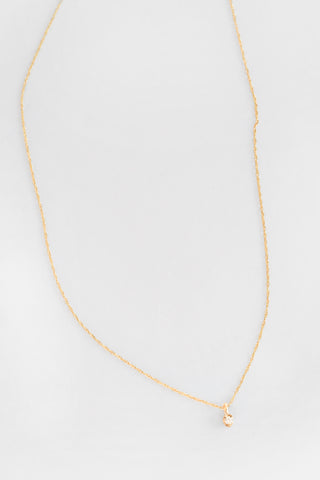 14k Diamond Birthstone Pendant