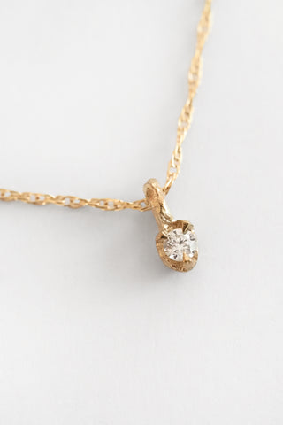 14k Diamond Birthstone Pendant