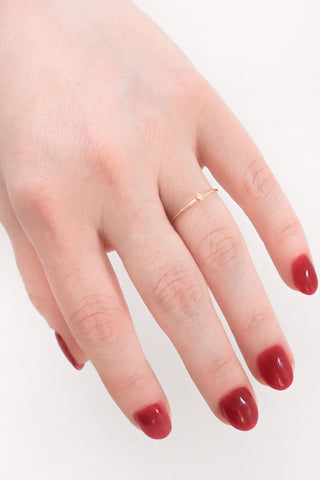 14k Diamond Whisper Band