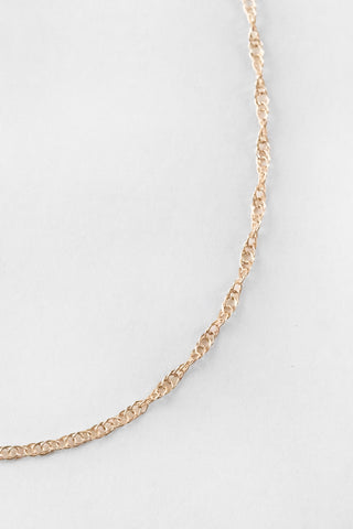 14k Drift .75mm Chain