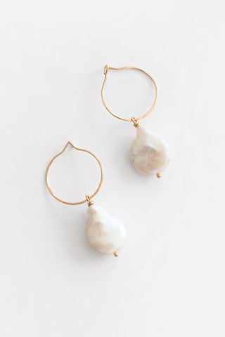 Pearl Hoops