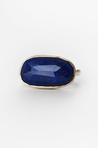 14k Lapis Nestle Band Ring