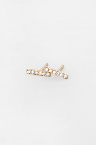 14k Meridian Diamond Studs
