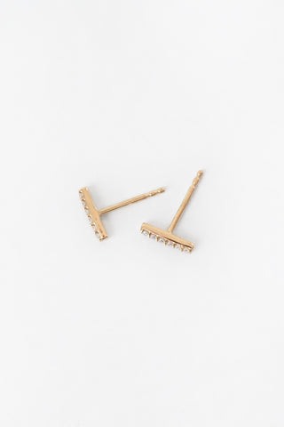 14k Meridian Diamond Studs
