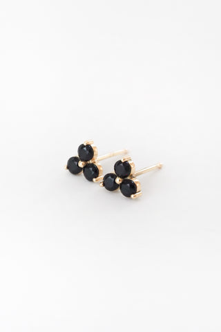 14k Nightfall Spinel Studs