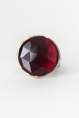 14k Rhodolite Garnet Ring