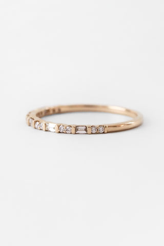 14k Staccato Diamond Band