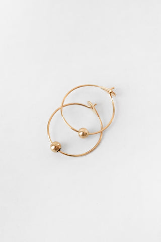 14k Tide Hoops