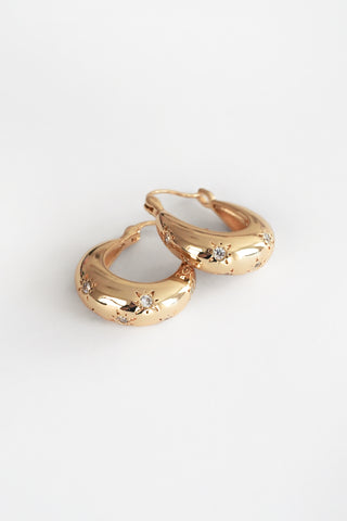 Celestial Star Hoops