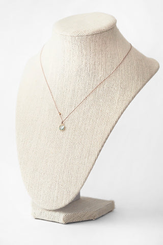 18k Blue Topaz Necklace