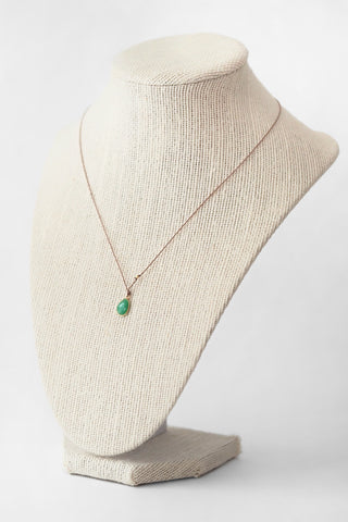 18k Chrysoprase Necklace