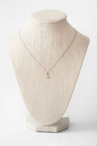 18k Luna Moonstone Necklace