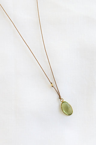 18k Peridot Necklace