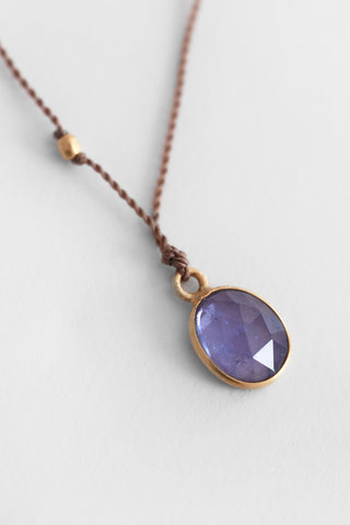 18k Tanzanite Necklace