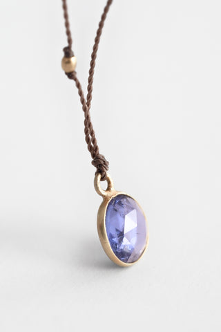 18k Tanzanite Necklace
