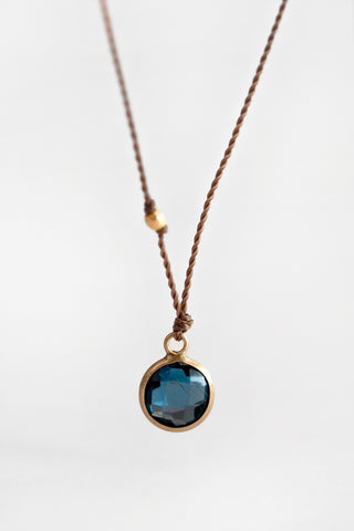 18k Tide Pool London Blue Topaz Necklace
