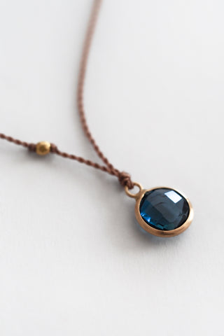 18k Tide Pool London Blue Topaz Necklace