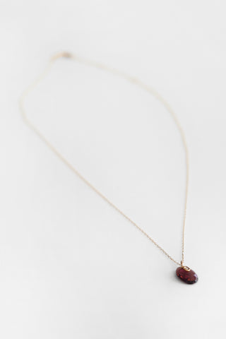 18k Tourmaline + Diamond 14k Chain Necklace