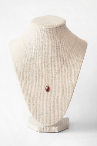 18k Tourmaline + Diamond 14k Chain Necklace
