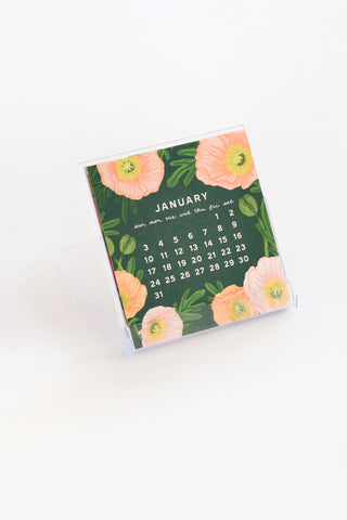 2027 Flower Power Mini Calendar