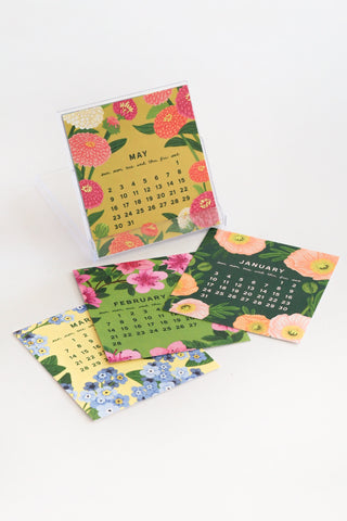 2027 Flower Power Mini Calendar