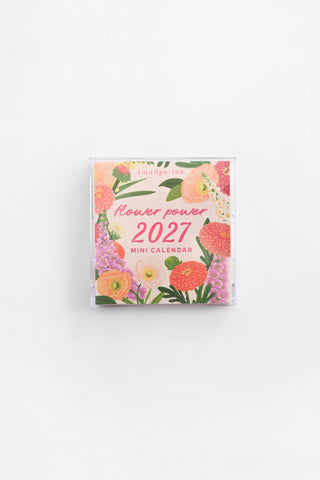 2027 Flower Power Mini Calendar