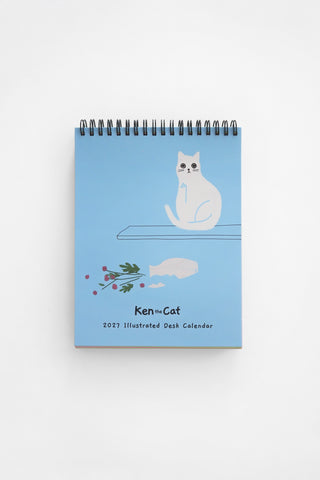 2027 Ken the Cat Desk Calendar